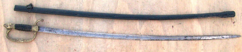 Imagen 6 de 9 de Sable Antiguo De Policia Hoja De Acero De Solingen Con Vaina
