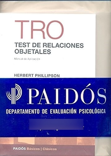 Tro Test De Relaciones Objetales - Philipson Herbert (libro)