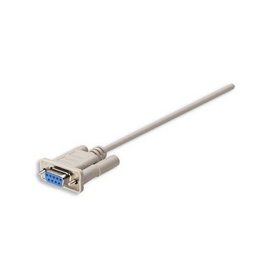 Imagen 1 de 1 de Cable Null Modem Manhattan 301404 1.8m Blanco