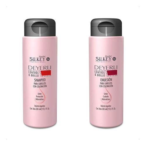 Silkey Kit Deyerli Shampoo + Emulsión Cabello Con Coloración