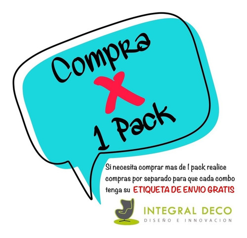 Sillon Acapulco Modelo Pera Pvc Pack 2