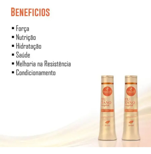Kit Tutano Haskell 1 Leave In 240g 1 Reparador Pontas 35ml