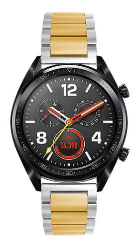 Correa De Eslabones Edición Limitada Para Huawei Watch Gt Plateado/dorado