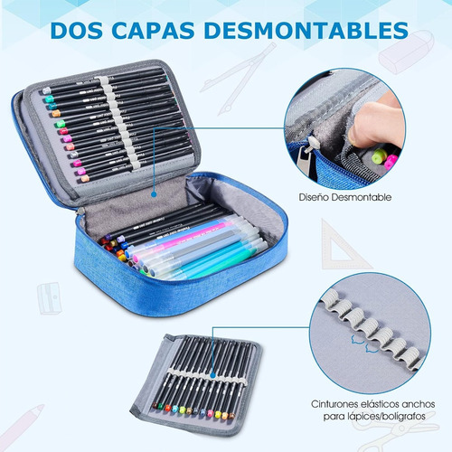 Estuche Escolar Genérica 24 Lápices Extensible