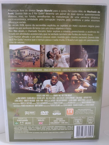 Dvd Quanto Vale Ou É Por Quilo? - Versátil - Ót. Estado!!! (Usado)