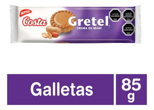 Costa Galleta Gretel Crema De Mani 85 Grs