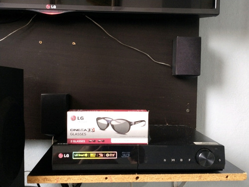 Smart Tv LG 3d 42 Polegadas + Home Theater Blue Ray 3d