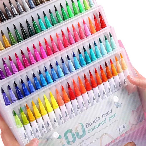 100 Colores De Delineador Fino De Dibujo De Pintura De Acuar