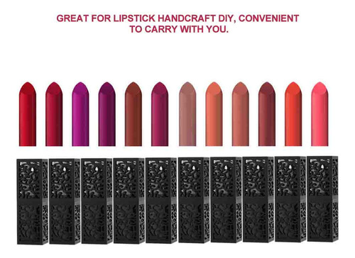 Tubo De Lápiz Labial Vacío, 10 Unidades, Bálsamo Labial Cosm