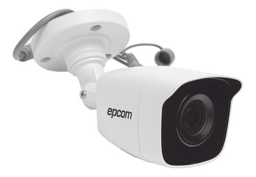Epcom Cámara Metalica de seguridad B8-TURBO-G2W 2.8mm Turbo HD con resolución de 2MP Gran Angular 103° IR Inteligente Para Vision Nocturna Ideal Para Uso Exterior