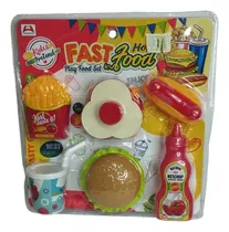 Comprar Juego De Comida Rapida Combo Hamburguesa De Juguete