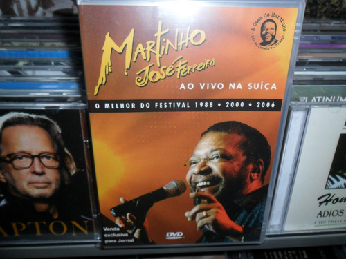 Dvd Martinho Da Vila Ao Vivo Na Suíça  Dvd Novo 