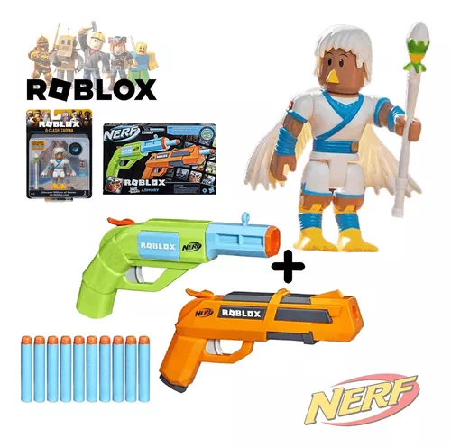 Nerf Roblox Jailbreak Armor Lançador com 10 dardos - Loja Zuza