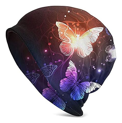 Yilad Butterflies Slouchy Beanie Skull Caps Chemo Hats Baggy