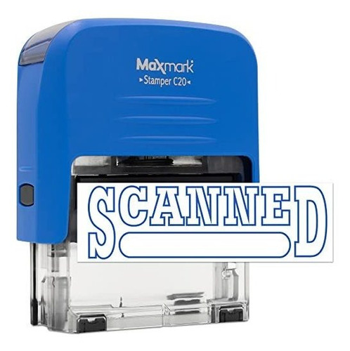 Sello Automático Con Tinta Azul (escaneado)