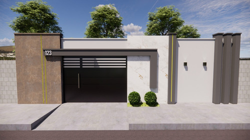 Projeto De Fachada Residencial Completo 10 Metros