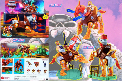 Masters Of The Universe Origins Stridor Motu He-man Vehiculo