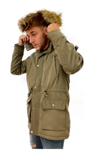 Camperas parkas de hombre hot sale