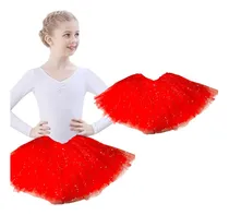Comprar Falda Tutú Tul Niña 3-8 Años Tutú Con Brillo Princesa Ballet