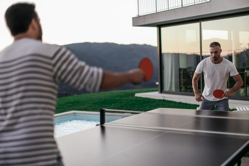 Mesa De Ping Pong Ppt 930 - 2 Exterior Cor Preto Tamanho Unico