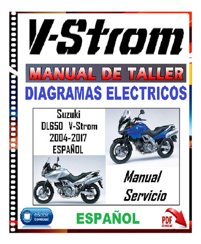 Moto Suzuki Dl650 V-strom 2004-2007 Manual Taller Servicio