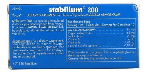 Sleep Aid Nutricology Stabilium 200 Con Aceite De Pescado 30