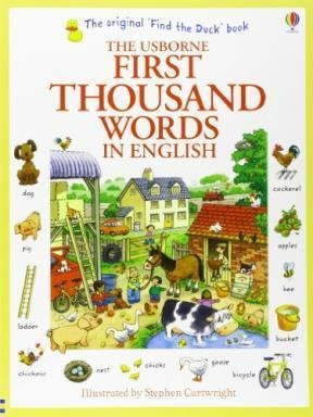 First Thousand Words In English - Usborne    New Edition