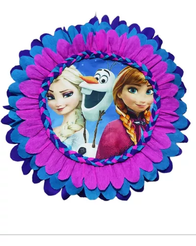 Piñata De Tambor Niña(o) Fiesta Frozen Mod. Personalizables