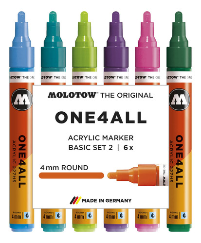 Molotow One4all - Juego De Rotuladores De Pintura Acrilica