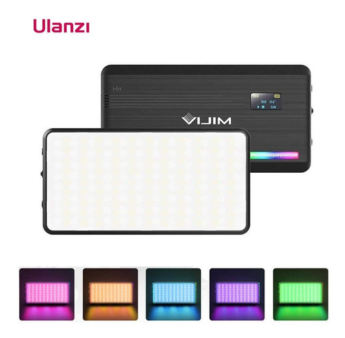 Imagen 2 de 10 de Luz Led Continua Rgb Vijim Vl196 Bateria Interna+ Accesorios
