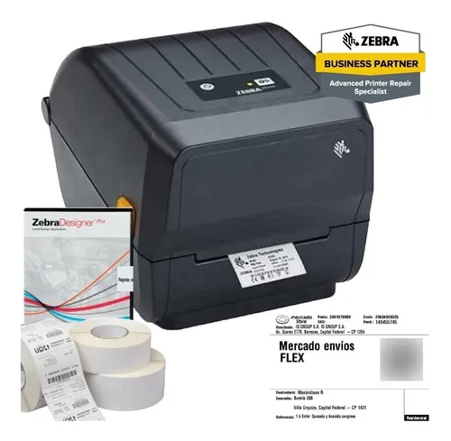 Impresora Zebra Zd220 - Ideal Mercadoenvios Y Full