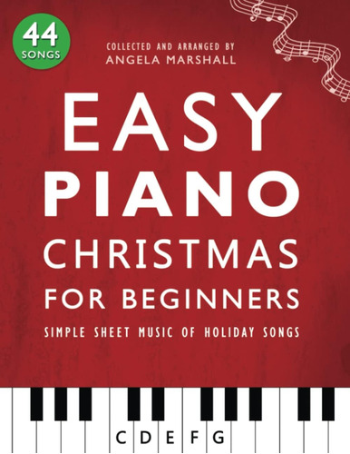 Navidad Piano Principiantes: Partituras Simples Canciones