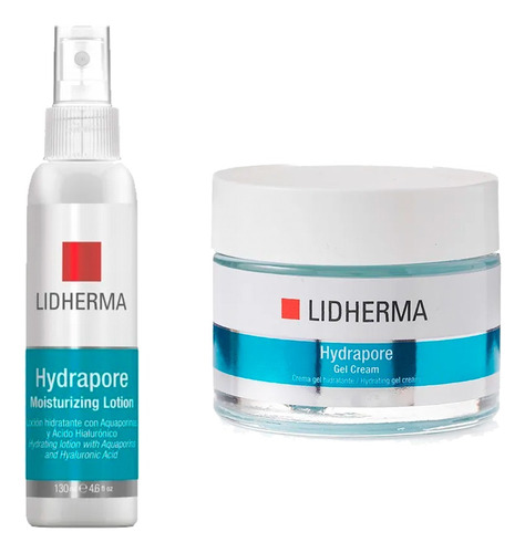 Kit Lidherma X2 Hydrapore Crema Gel + Loción Hydrapore
