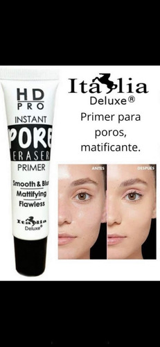 Primer Pore Eraser Hd Pro Rostro Suavizado Italia Deluxe