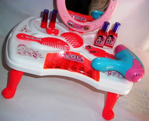 Imagen 7 de 10 de Mini Peinadora De Juguete Set De Belleza Niñas Con Accesorio