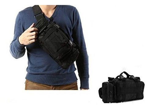 Canguro Tactico Militar Camping Trekking Color Verde Militar