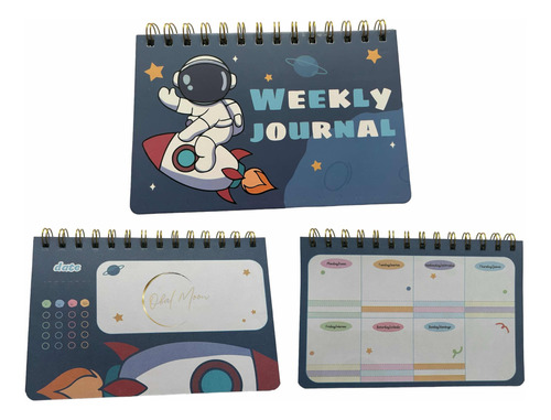 Planner Libreta Diseño Astronauta/espacio Kawaii