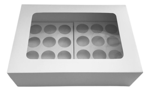 Caja Con Visor Para 24 Minicupcakes - Shot