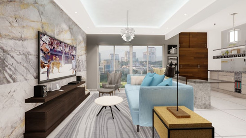 Imagen 6 de 10 de Apartamento A Estrenar En Residencial Cerrado Con Piscina, Santiago (jpa-218)