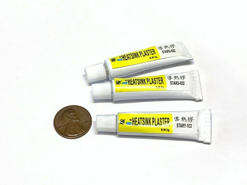 Imagen 3 de 4 de Pegamento Adhesivo Térmico Leds Peltier Disipador 5gr
