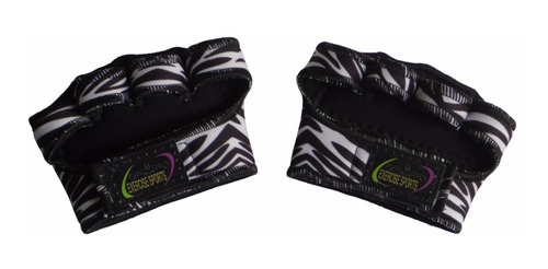 Imagem 1 de 6 de Luva Zebrinha Feminina Neoprene - Musculação - Academia