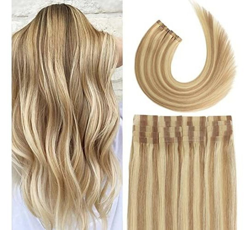 Cinta De 22 Pulgadas En Extensiones De Pelo 12p613 Rqt3k