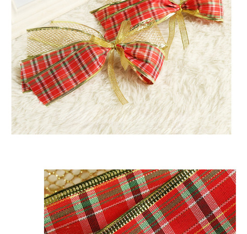 Lazos Navideños En Forma De F Para Árboles De Navidad, Coron