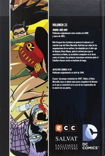 Colección Novelas Gráficas No. 23: Robin. Año Uno