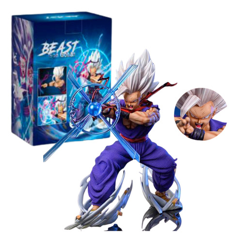 Figura Gohan Forma Final Cabello Blanco 30cm Dragon Ball Z