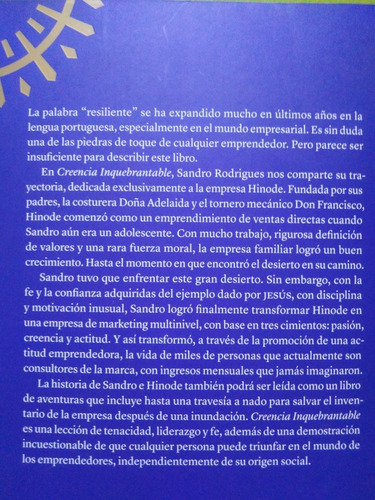 Creencia Inquebrantable Sandro Rodríguez E.buzz Color Origin