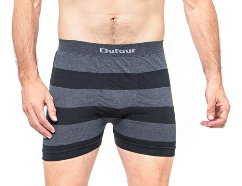 Boxer Dufour Sin Costura Rayas Anchas Art 12062