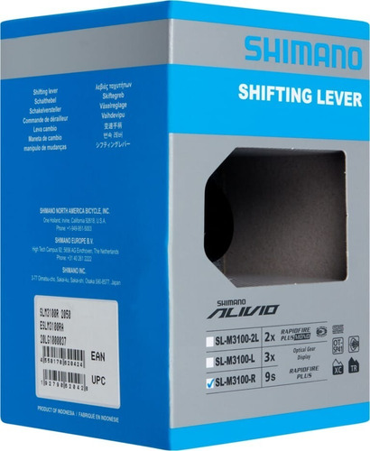 Palanca De Cambio Derecha Shimano Alivio Sl-m3100 9s