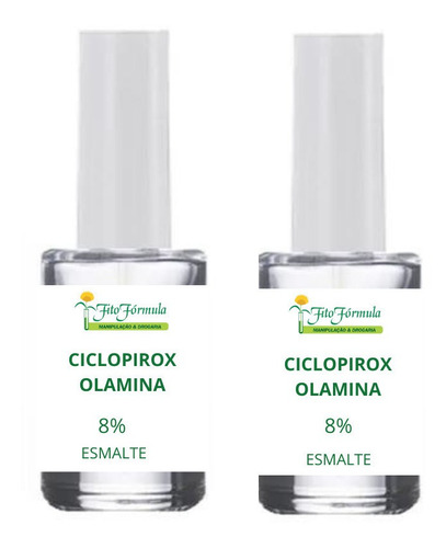Kit Com 2 Ciclopirox Olamina Esmalte Para Unhas 10ml 