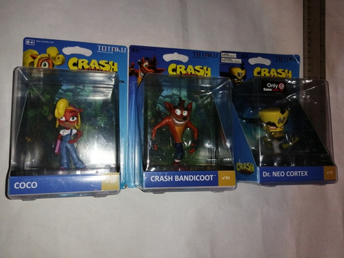 Figuras Totaku Crash Bandicoot Coco Dr Neo Cortex